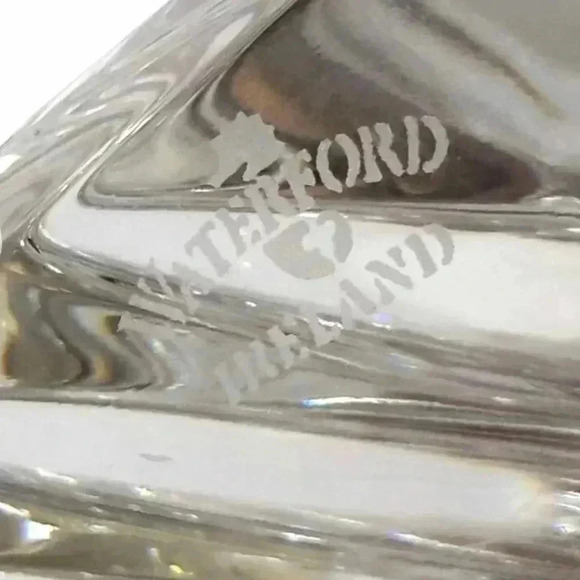 Waterford Crystal Pyramid Clock Desk Clock Mantle Clock Piece - Picture 4 of 10